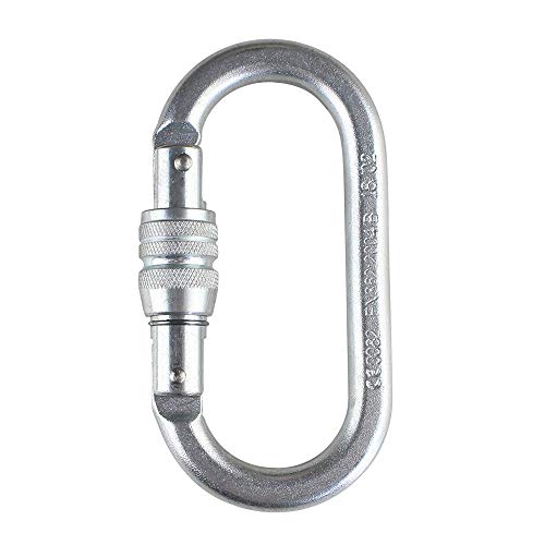 SECULOK 3403EF Screw Locking Zinc Carabiner(4pcs)