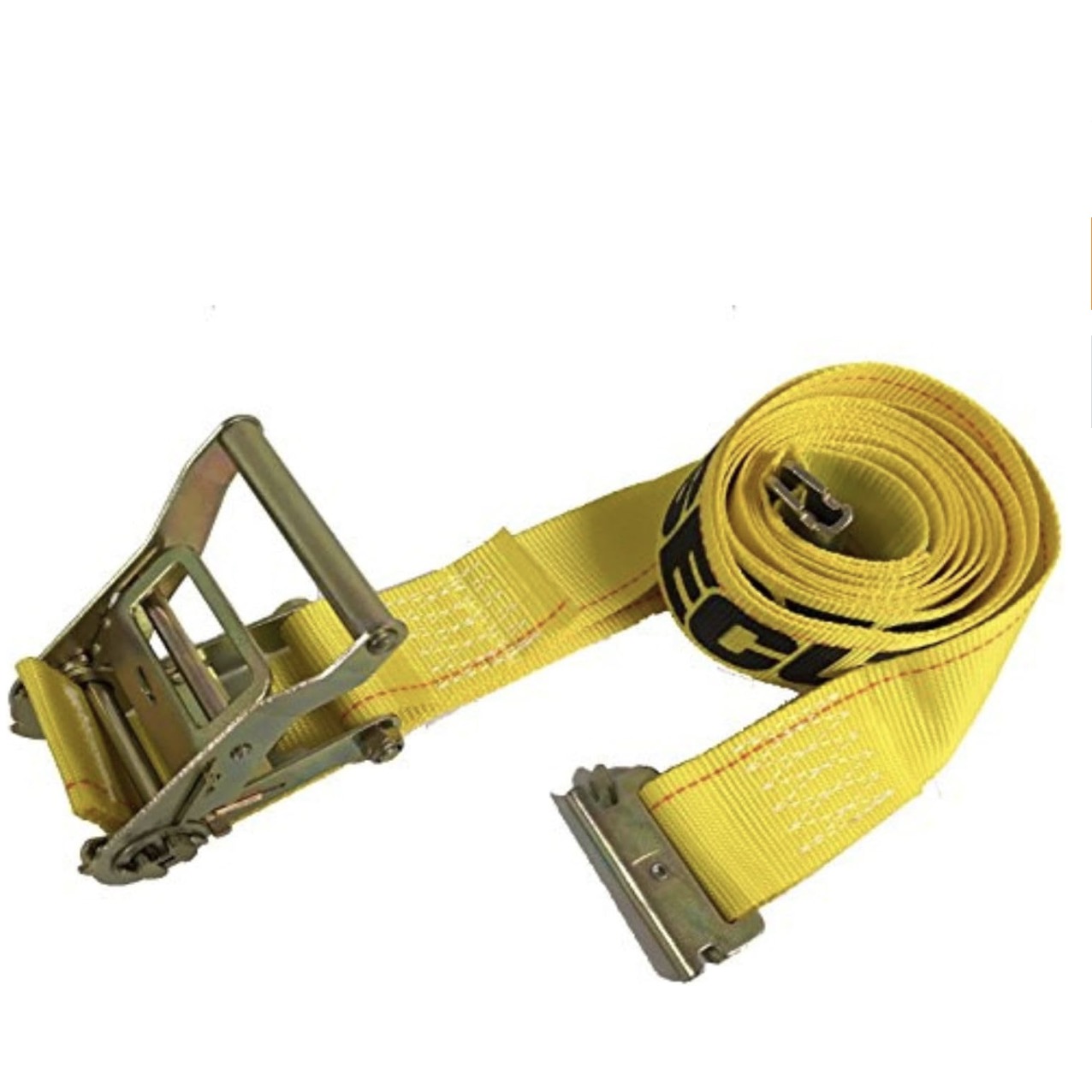 SECULOK 2″ x 12′ E-Track Ratchet Strap with Spring Fittings